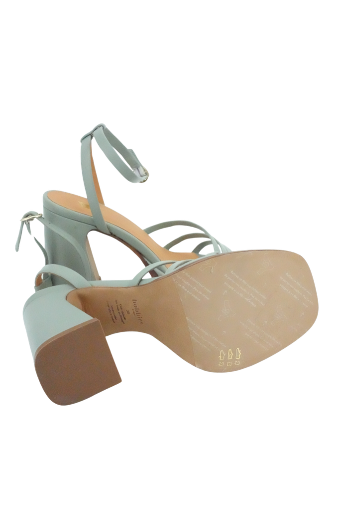 BOBBIES BELLA GREEN GREY ABSATZSANDALEN https wwwx.beckbycharl
